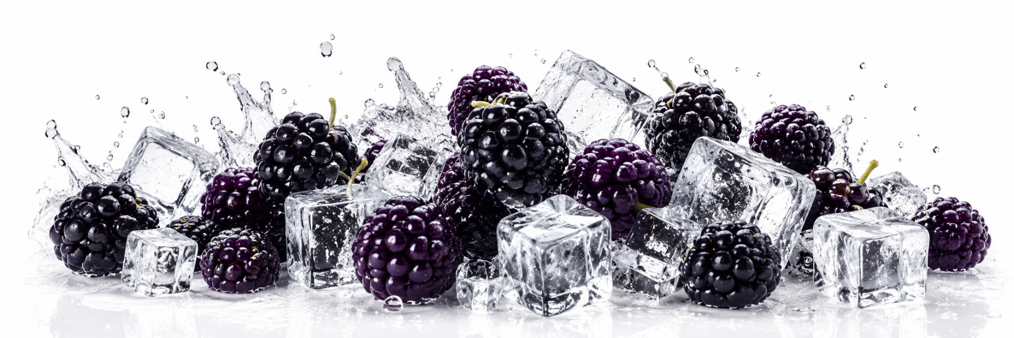 Blackberry Ice — fruit + ice
