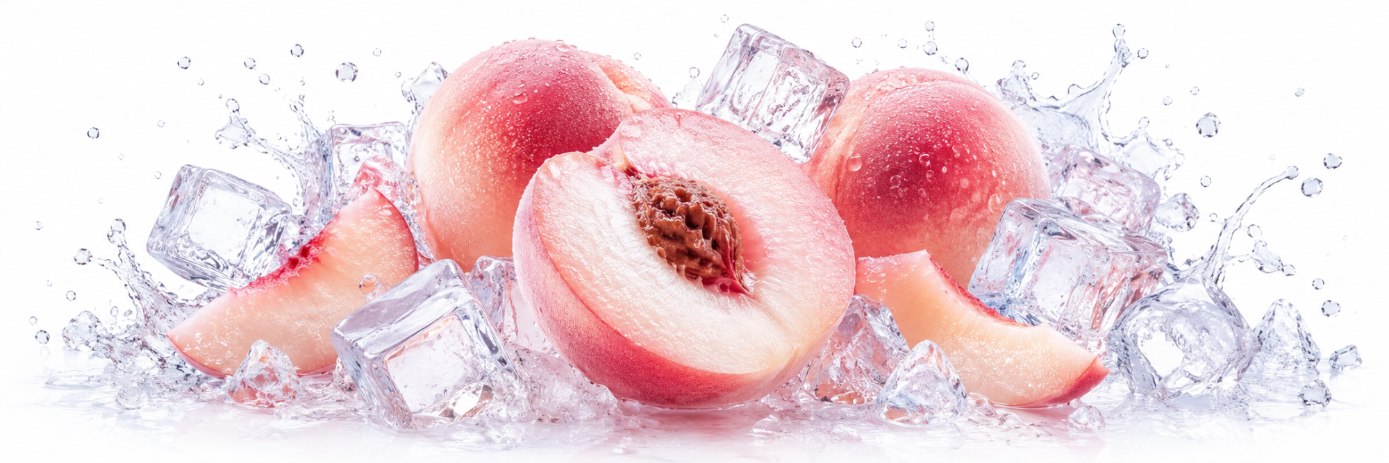 Juicy Peach — fruit + ice