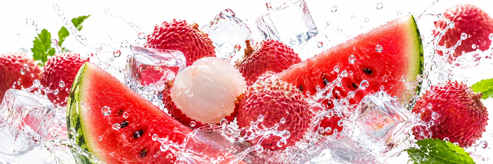 Lychee Watermelon — fruit + ice