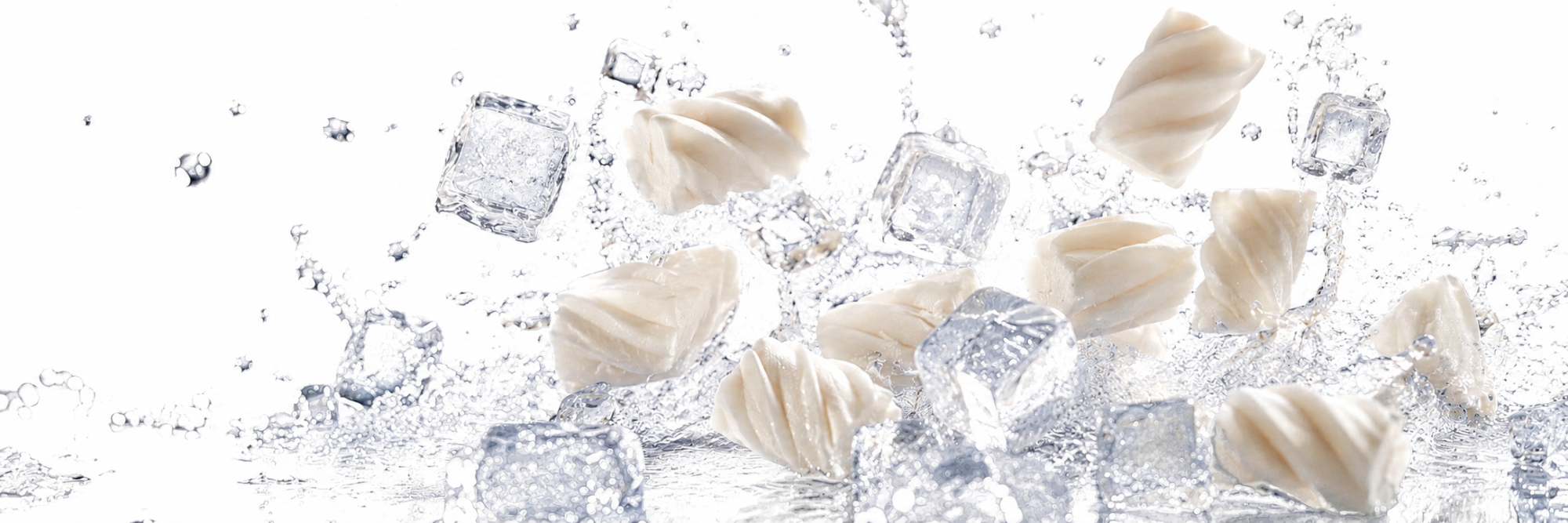 White Gummy Ice — fruit + ice